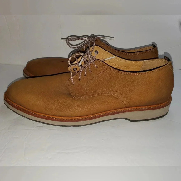 VGUC Mens Cole Haan Morris Plain Oxford Shoes size 12 M Tan Brown C30693